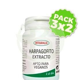 Pack 3x2 Extracto De Harpagofito 60 Cápsulas Integralia