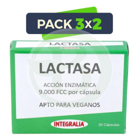 Pack 3x2 Lactasa 30 Cápsulas Integralia