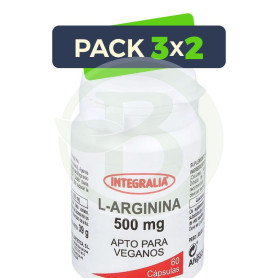 Pack 3x2 L-Arginina 500Mg 60 Cápsulas Integralia