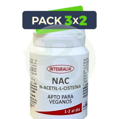 Pack 3x2 Nac N-Acetil-L-Cisteína 60 Cápsulas Integralia