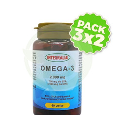 Pack 3x2 Omega 3 60 Perlas Integralia