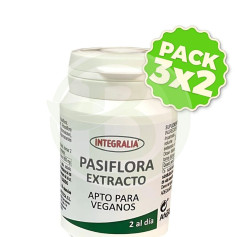 Pack 3x2 Extracto De Pasiflora 60 Cápsulas Integralia