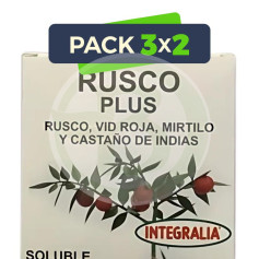 Pack 3x2 Rusco Plus Soluble 15 Sobres Integralia
