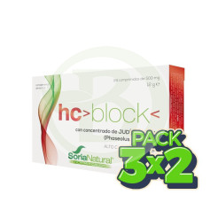 Pack 3x2 HC Block 24 Comprimidos Soria Natural