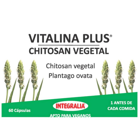 Vitalina Plus Chitosan Vegetal 60 Cápsulas Integralia