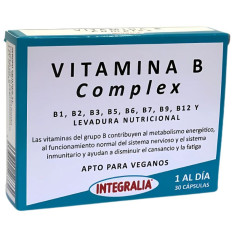 Vitamina B Complex 30 Cápsulas Integralia