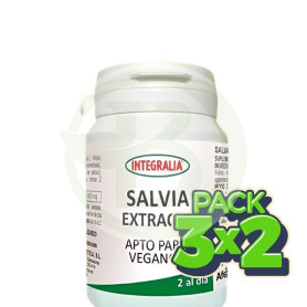 Pack 3x2 Extracto De Salvia 60 Cápsulas Integralia