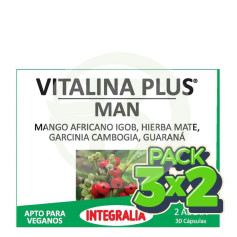 Pack 3x2 Vitalina Plus Man 30 Cápsulas Integralia