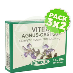 Pack 3x2 Vitex Agnus Castus 30 Cápsulas Integralia