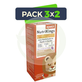Pack 3x2 Nutrikings Apetit 150Ml. Dietmed