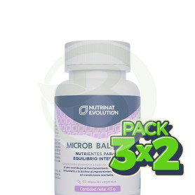 Pack 3x2 Microb Balance 60 Cápsulas Nutrinat Evolution