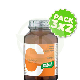 Pack 3x2 Vitamina Complex C 1.000Mg. 50 Comprimidos Santiveri