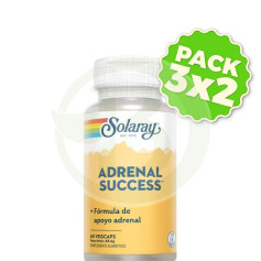 Pack 3x2 Adrenal Success Solaray 60 cápsulas