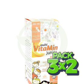 Pack 3x2 Multi Vitamin Junior 250Ml Pinisan