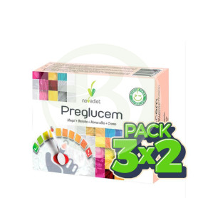 Pack 3x2 Preglucem 60 Cápsulas Nova Diet
