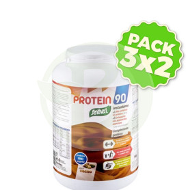 Pack 3x2 Protein 90 Instant Cacao 1Kg. Santiveri