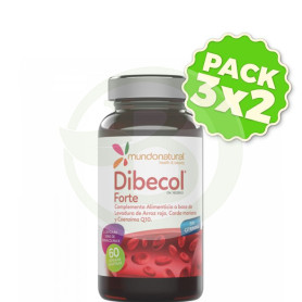 Pack 3x2 Dibecol Forte 60 Cápsulas Mundo Natural