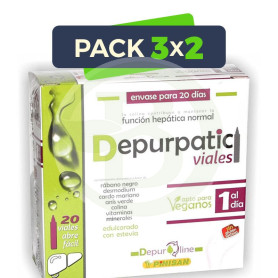 Pack 3x2 Depurpatic 20 Viales Pinisan