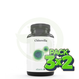 Pack 3x2 Chlorella 400 Mg 90 Comp Ebers