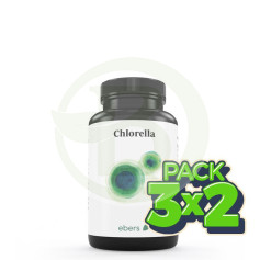 Pack 3x2 Chlorella 400 Mg 90 Comp Ebers