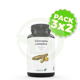 Pack 3x2 Cúrcuma Complex 60 Cáps Ebers