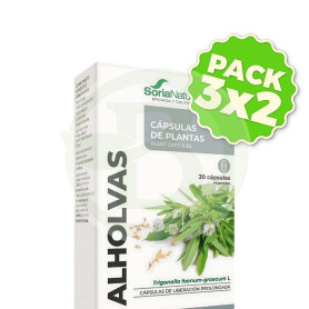 Pack 3x2 Alholvas 30 Cápsulas Soria Natural