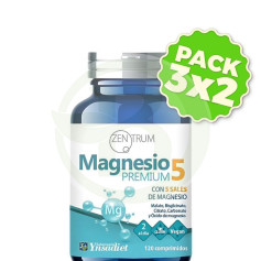 Pack 3x2 Magnesio Premium 5 Sales 120 Comprimidos Ynsadiet