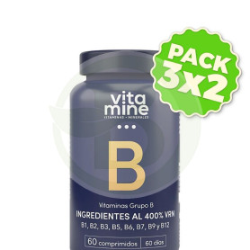 Pack 3x2 Vitaminas Grupo B 500Mg 60 Comprimidos Herbora