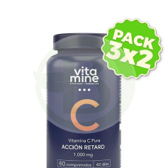 Pack 3x2 Vitamina C Pura 1000Mg 60 Comprimidos Herbora