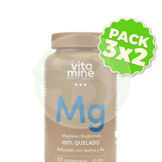 Pack 3x2 Magnesio Bisglicinato 1200Mg 60 Comprimidos Herbora
