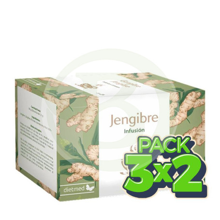 Pack 3x2 Infusión Jengibre 20 Bolsitas Dietmed