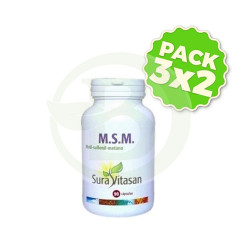 Pack 3x2 MSM 850Mg. 90 Cápsulas Sura Vitasan