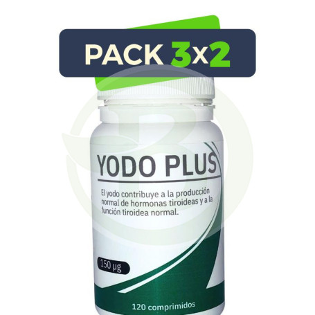 Pack 3x2 Yodo Plus 120 Comrpimidos Espadiet