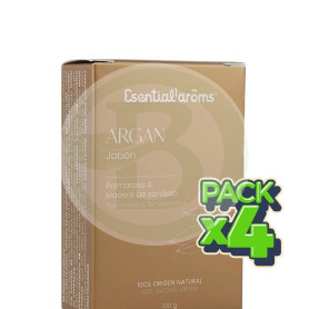 Pack 4x Jabon Argan Esential Cosmos 100Gr Esential Aroms