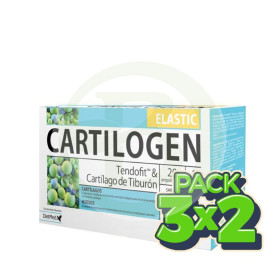 Pack 3x2 Cartilogen Elastic 20 Ampollas Dietmed
