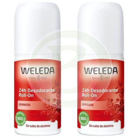 Duplo Desodorante Granada Roll-On 50% Weleda