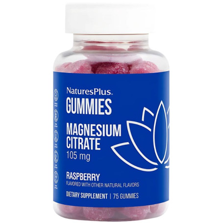 Gummies Citrato De Magnesio 75 Gominolas Natures Plus