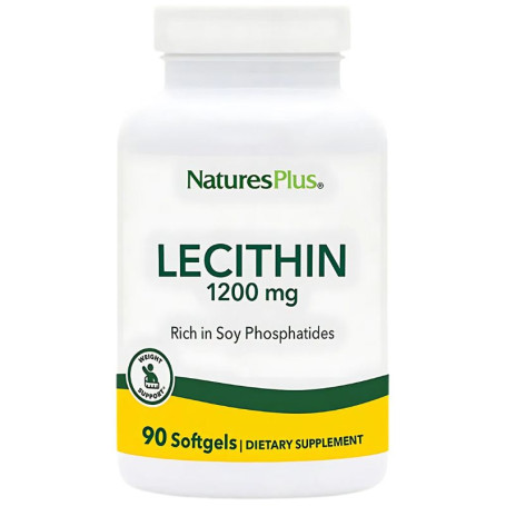 Lecitina De Soja 1200Mg 90 Perlas Natures Plus