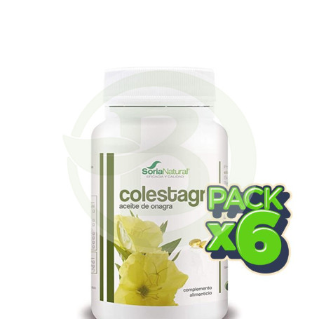 Pack 6x Aceite de Onagra 500 Perlas Soria Natural