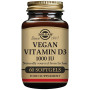 Vegan Vitamina D3 1000Ui 60Capsulas Solgar