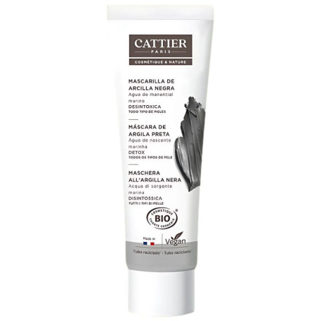 Mascarilla De Arcilla Negra 100Ml Cattier