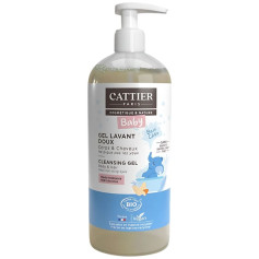 Gel De Baño para Bebé Cabello y Cuerpo 500Ml Cattier