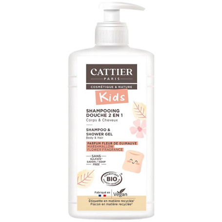 Champú y Gel De Ducha Malvavisco 500Ml Cattier