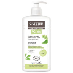 Champú y Gel De Ducha Manzana Verde 500Ml Cattier