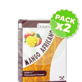 Pack 2x Mango Africano 60 Cápsulas Drasanvi