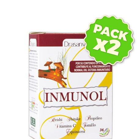 Pack 2x Inmunol 36 Cápsulas Drasanvi