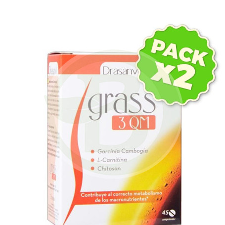 Pack 2x Grass 3QM 45 Comprimidos Drasanvi