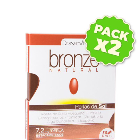 Pack 2x Bronze 30 Perlas Drasanvi