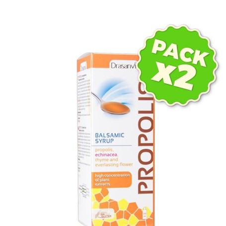 Pack 2x Propolis Jarabe Balsámico 250Ml. Drasanvi