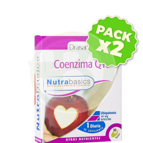 Pack 2x Coenzima Q10 30 Cápsulas Drasanvi